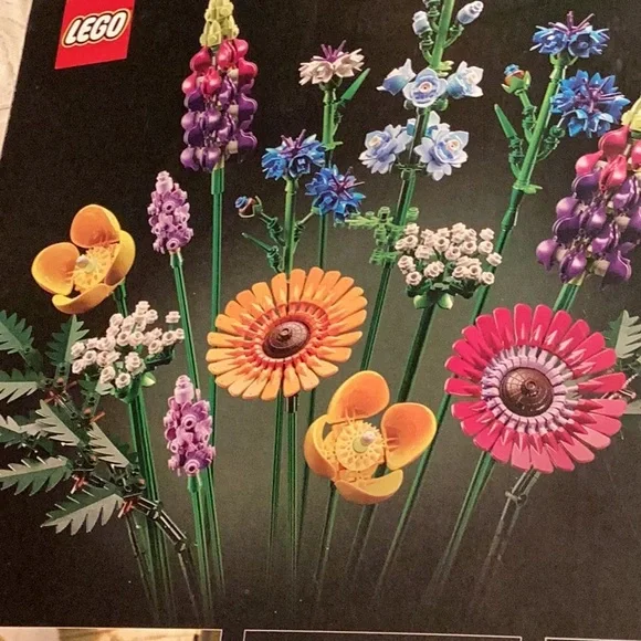πΊ Lego WILDFLOWER π BOUQUET BOTANICAL COLLECTION BOX DENTED πΌ DAISY πΊ - Picture 2 of 16
